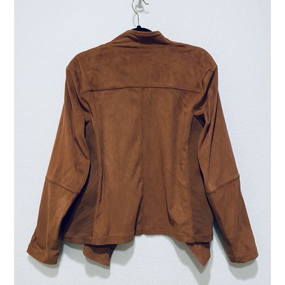 Good Hart by Matida Jane Jacket Womens XXL Brown Faux Suede Western Boho Cowgirl - Picture 3 of 6